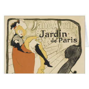 Jane Avril de la danseuse Art nouveau par Toulouse