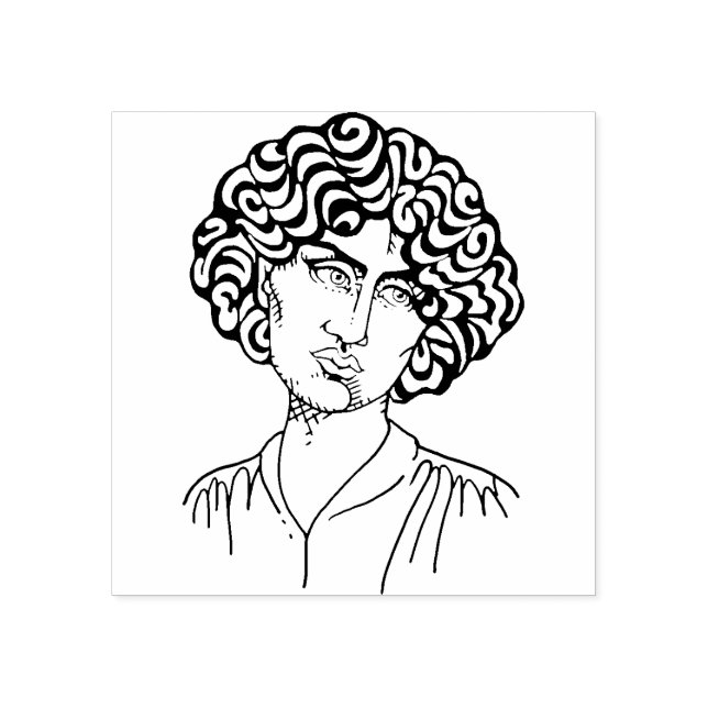 Jane Burden Morris art stamp (Imprint)