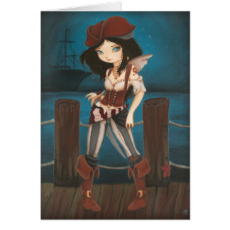 Jane - carte féerique de pirate d'imaginaire