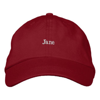 Jane- Customize your own cap name