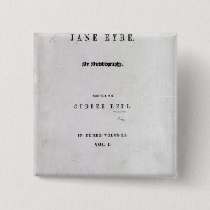 Jane Eyre' 2 Inch Square Button