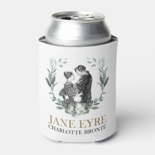 Jane Eyre and Edward Rochester with Wreath Can Cooler