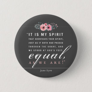 Jane Eyre - As We Are - Black 2 Inch Round Button