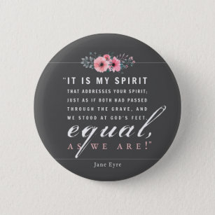 Jane Eyre - As We Are - Black 2 Inch Round Button