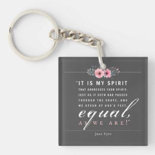 Jane Eyre - As We Are - Black Keychain