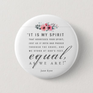 Jane Eyre - As We Are - White 2 Inch Round Button