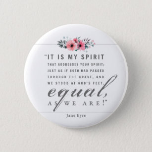 Jane Eyre - As We Are - White 2 Inch Round Button