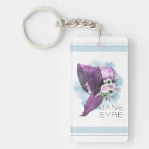 Jane Eyre Bonnet Fleurs violettes et bleues