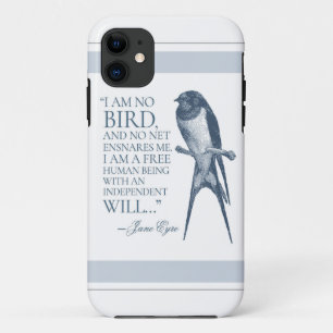 Jane Eyre - I Am No Bird - Swallow iPhone 11 Case