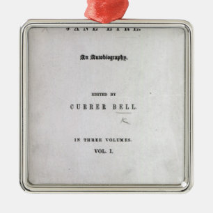 Jane Eyre' Metal Ornament