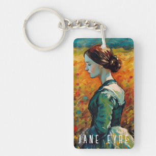 Jane Eyre Monet Style Painting Keychain