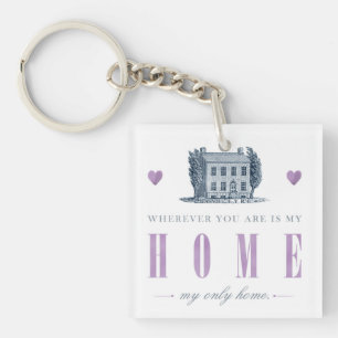 Jane Eyre - My Only Home - House Keychain