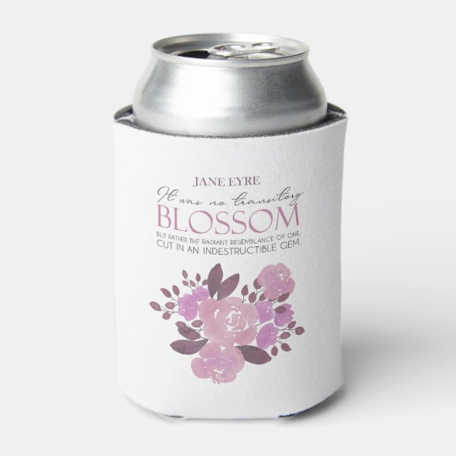 Jane Eyre - No Transitory Blossom - Pink Roses Can Cooler (Can Front)