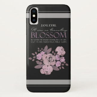 Jane Eyre - No Transitory Blossom - Roses Black Case-Mate iPhone Case