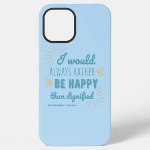 Jane Eyre Quote I - Blue Edition iPhone 12 Pro Max Case