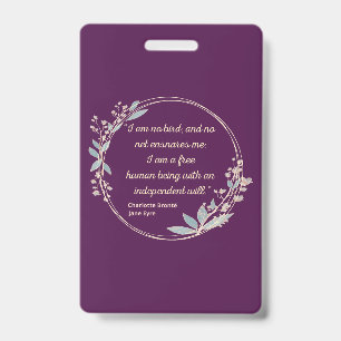Jane Eyre Quote II - Cute Style Badge
