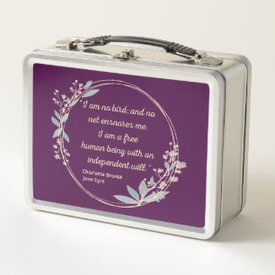 Jane Eyre Quote II - Cute Style Metal Lunch Box