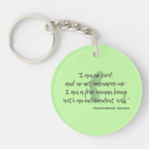 Jane Eyre Quote II Keychain