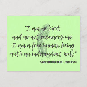 Jane Eyre Quote II Postcard