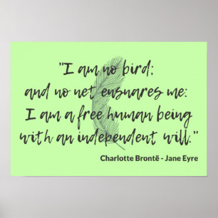 Jane Eyre Quote II Poster
