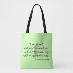 Jane Eyre Quote II Tote Bag