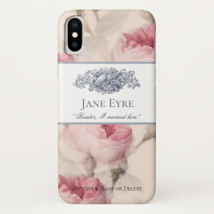 Jane Eyre - Reader I Married Him - Doves Floral Case-Mate iPhone Case