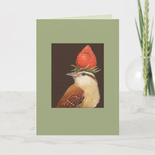 Jane the wren card