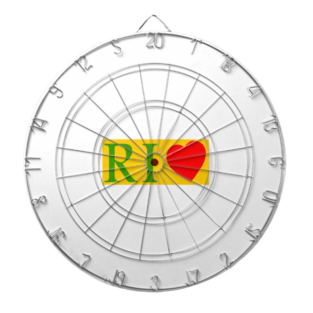 Janeiro love River Dartboard (Front)
