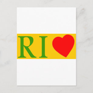 Janeiro love River Postcard