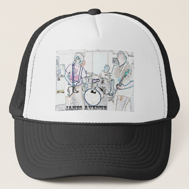 Janes Avenue HAT! Trucker Hat (Front)