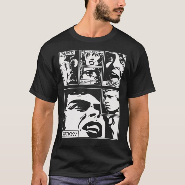 JANET DR SCOTT JANET BRAD ROCKY T-shirt classique (Devant)