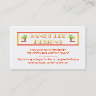 Janet Lee Designs-Business Card