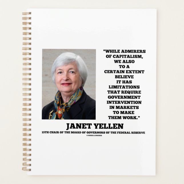 Janet Yellen Admirateurs Capitalisme Intervention  (Devant)
