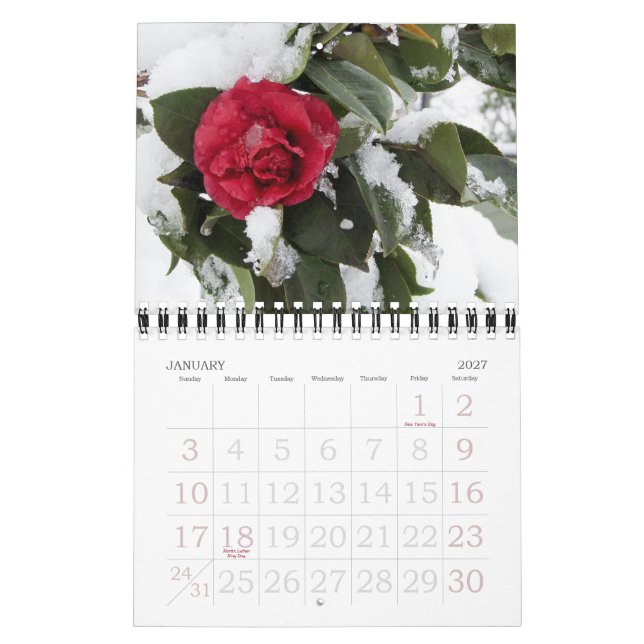 Janette's Garden 2012 Calendar (Jan 2027)