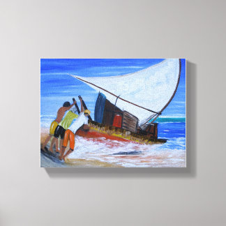 Jangadeiros Canvas Print