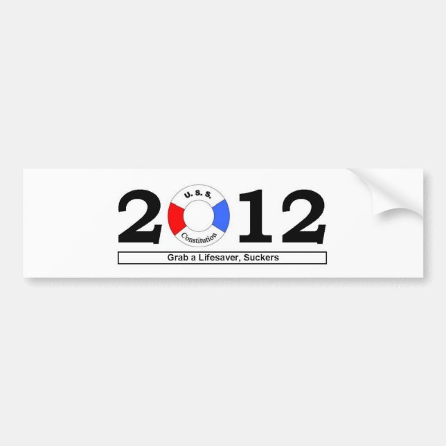 Janice's Lifesaver 2012 Bumper Sticker (Front)