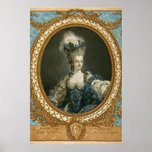Janinet Portrait of Marie-Antoinette Fine Art Poster