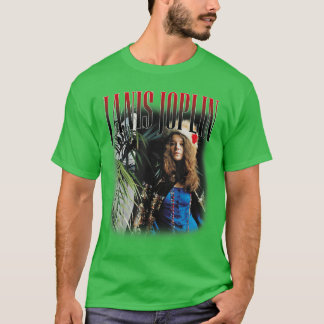 Janis Joplin Baron Homage 60s Rock boy T-Shirt