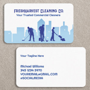 Janitorial Cleaning Business Card