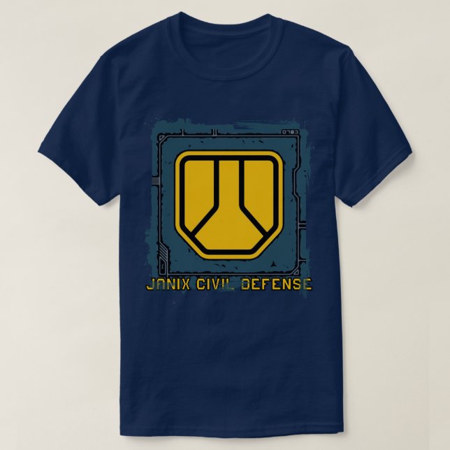 JANIX CIVIL DEFENSE T-Shirt (Design Front)