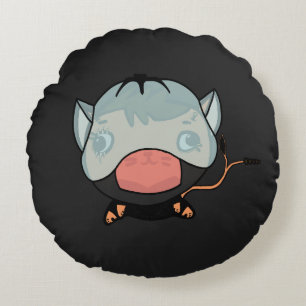 Jank Jax Round Pillow