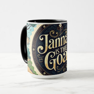 Jannah is the Goal to Paradise   Vibrant Islam Mug