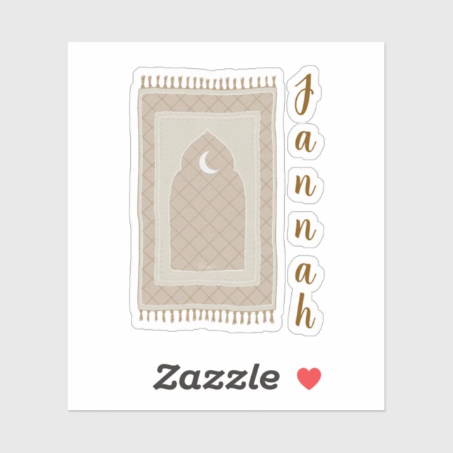 Jannah prayer mat inspired (Sheet)