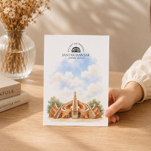 Jantar Mantar Jaipur Architecture Landscape Holiday Postcard