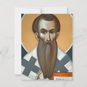 January 1 St. Basil's Day Holiday Card