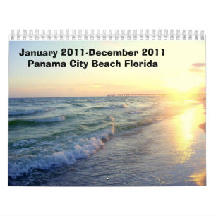 January 2011-December 2011 Panama City Beach Pics Calendar
