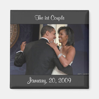 January, 20, 2009, The 1st Couple Magnet