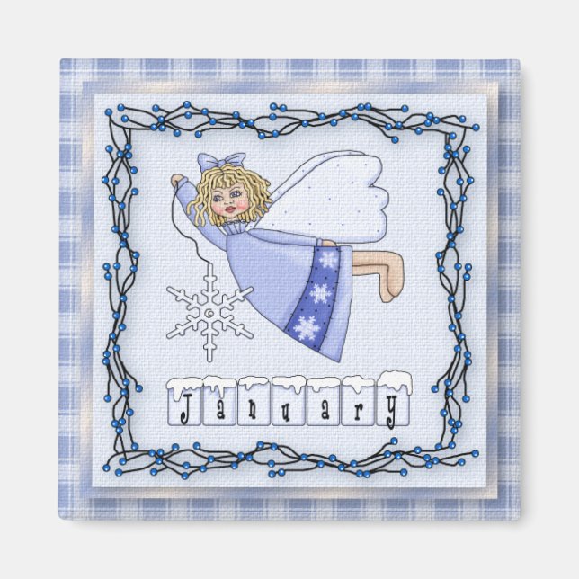 January Angel / Fairy Month Magnet (Front)