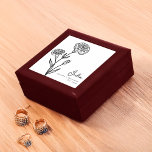January Birth Month Flower Carnation Minimalist Gift Box<br><div class="desc">Celebrate a January birthday with this elegant,  personalized gift box featuring the birth flower carnation! Made of lacquered wood with a soft felt interior,  it’s perfect for storing jewellery and keepsakes. A minimalist,  thoughtful gift that adds beauty and meaning to any collection.</div>