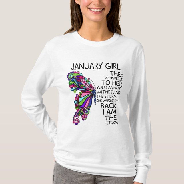 January Birthday 6 T-Shirt (Front)